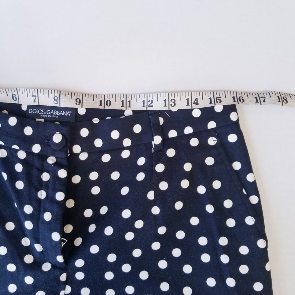 🌸Dolce & Gabbana | Cotton Polka Dot Chino - Picture 4 of 7